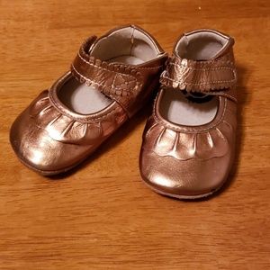 Livie&Luca, gold, sz 6-12mo, baby girl shoe
